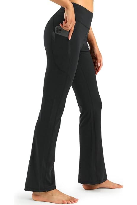 Amazon.com: Spalding Women's Bootleg Yoga Pant, Black, Small : Clothing,  Shoes u0026 Jewelry