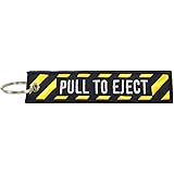 Pull To Eject, Embroidered Key Chain
