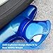 Hot Water Bottle, Ohuhu 2L Classic Premium Transparent Hot or Cold Water Bag for Pain Relief Hot Pack Therapy 2000ml 68oz, Blue, Home and Outdoor