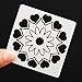 SUBANG 50 Pack Mandala Dot Painting Templates Stencils for Painting on Wood, Fabic, Glass, Metal and Walls Art (3.5x3.5inch)