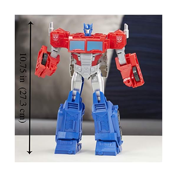 TRANSFORMERS Toys Cyberverse Spark Armour Ark Power Optimus Prime Action Figure – Combines with Ark Power Vehicle to…