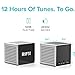 RIF6 RF00062 Sound Cube Small Bluetooth Rechargeable Portable Mini Speaker with up to 12 Hour Playtime Full High Definition Sound & Robust Bass for Smartphones Tablets & Laptops Silver