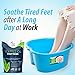 Foot Soaking Bath Basin – Large Size for Soaking Feet | Pedicure and Massager Tub for At Home Spa Treatment | Relax and Add Hot Water, Epsom Salts, Essential Oils | Callus, Fungus, Dead Skin Removerthumb 3