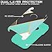 SKYLMW Compatible with iPhone 7 Plus Case, [Shock Absorption] Hybrid Dual Layer Armor Defender Protective Case Cover for Apple iPhone 7 Plus Mint Green Composition