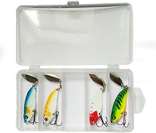 Fishing Lures VIB Fishing Lure Jig Bait For Fishing Bass Trout Walleye Carp Salmon (with Free Tackle Box)