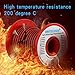 BNTECHGO 20 Gauge Silicone Wire Spool 50ft Red and 50ft Black 2 Separate Wires Flexible 20 AWG Stranded Tinned Copper Wire