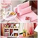 CUTEBEE Dollhouse Miniature with Furniture, DIY Dollhouse Kit Plus Dust Proof and Music Movement, 1:24 Scale Creative Room Idea (Happy Time)