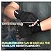 Updated 2020 Version Professional Ventilated Weight Lifting Gym Workout Gloves with Wrist Wrap Support for Men & Women, Full Palm Protection, for Weightlifting, Training, Fitness, Hanging, Pull ups