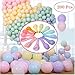 200pcs Pastel Latex Balloons 10 Inches Assorted Macaron Candy Colored Latex Party Balloons for Wedding Kids Birthday Party Baby Shower Party Supplies Arch Balloon Tower Balloon Garland