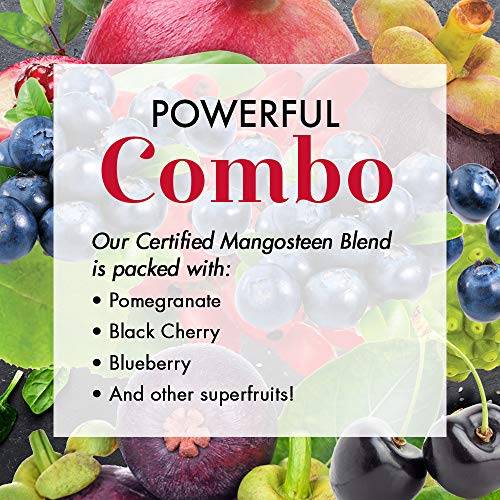 Dynamic Health Mangosteen Blend | With Pomegranate, Black Cherry & more | vegetarian, Gluten-free | 32oz, 32 Serv