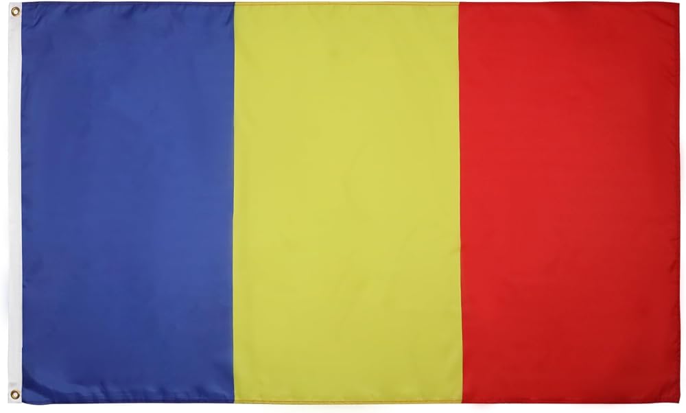 AZ FLAG Chad Flag 3x5 ft 100D Polyester with 2 Metal Grommets