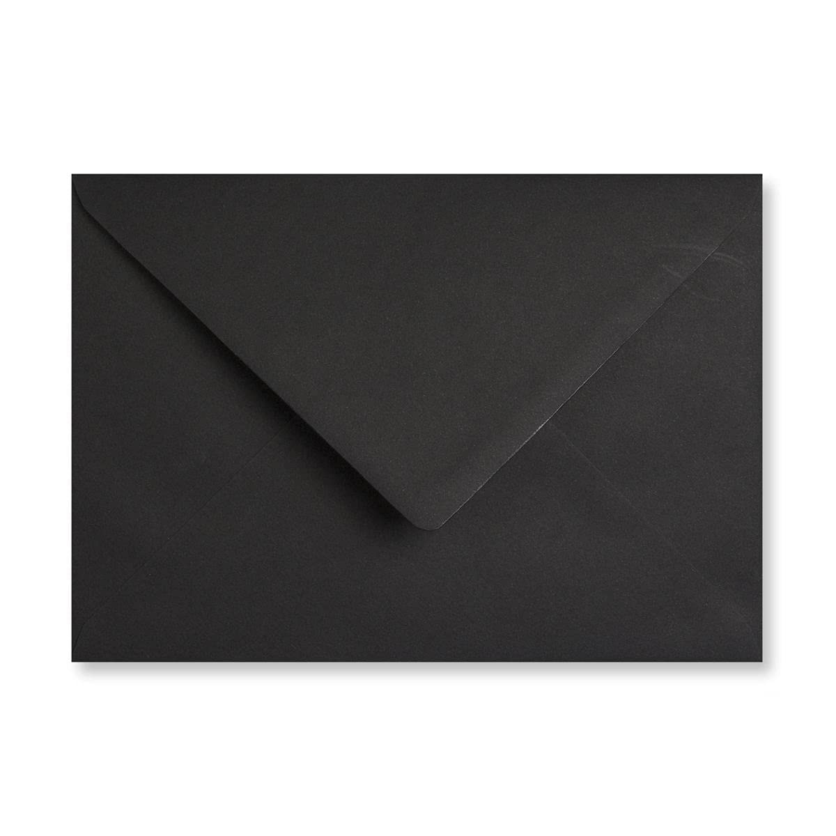 C5 Black C5 Coloured Envelopes for A5 Greeting Cards Wedding Invitation Crafts 162x229mm- Pack of 10 envelopes (Black)