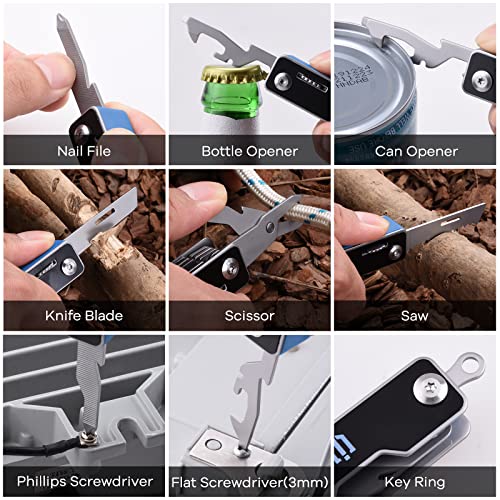 SHIELDON Multitool Knife, Swiss Style Army Pocket Knife, All in One