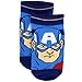 Avengers Boys 6 pack Socks (6-8 Boys, Assemble Blue/Red)
