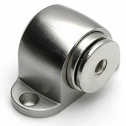 KES HDS202-2 SUS304 Stainless Steel Magnetic Doorstop/Door with Catch Screw Mount, Brushed - Thumbnail 2