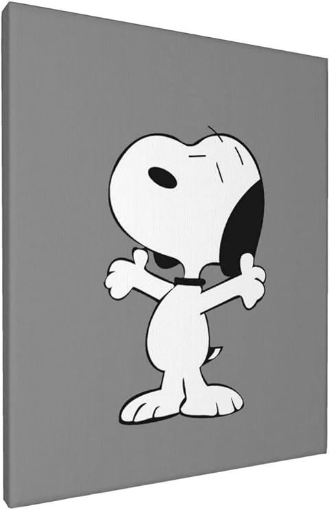 Amazon Co Jp アニメ 漫画 Snoopy スヌーピー アート ポスター アートパネル インテリア絵画 装飾画 アート パネル絵 モダン絵画 玄関に飾る モダンアート キャンバス絵画 ソファの背景絵画 木枠付きの完成品 40 50cm枠なし ホーム キッチン