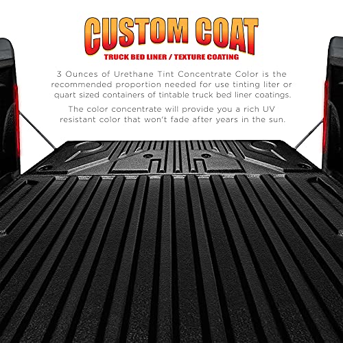 Custom Coat 3 Ounce (Black Metallic Color) Urethane Tint Concentrate