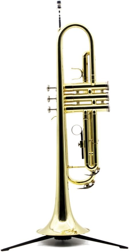 Andoer Trumpet Holder Tripod Stand Metal Leg Detachable Portable Foldable: Musical Instruments