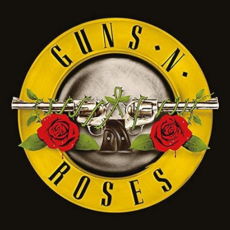 Amazon.com: Guns N' Roses Bullet Logo Classic Album Cover Canvas ...