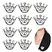 BESTOYARD Crown Brooch Pin Crystal Brooches Scarves Buckle Collar Pin Corsage Bouquet Kit Wedding Party Brooch Pin 12PCS (Silver)