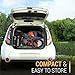 Kunida Designs Portable Camping Toilet Chair - Yoni Steam Seat - Folding Bedside Commode - Lightweight Foldable Outdoor Porta Potty for Adults