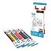 3Doodler Create 4 Pack Plastic Bundle with Tuk-Tuk Stencil (3D Pen Not Included)
