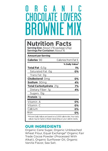 Foodstirs Vanilla Cake, Chocolate Lovers Brownie, and Chocolate Chippy Mix, 48.4 Ounce, 3 count Variety Pack