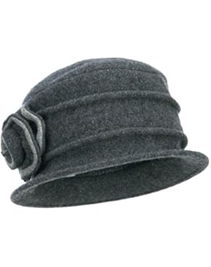 Women's Wool Winter Pleated Bucket Hat