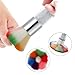 bouti1583 Convenient Colorful Nail Art Dust Brush Remover Cleaner For Acrylic & UV Nail Gel Powder Rhinestones Makeup Foundation