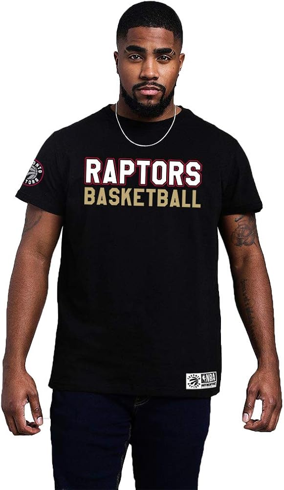 toronto raptors black and gold shirt