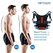 Adjustable Back Braces Posture Corrector Magnetic Position Correction Braces Supports Back Belt Support Corset Back Lumbar Shoulder Corrector (Black)
