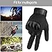 accmor Tactical Gloves Touch Screen Military Rubber Hard Knuckle Outdoor Gloves for Motorcycle Paintball Airsoft Cycling Camping, Full Finger/Half Finger