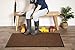 DII Durable Walk Off Utility Indoor/Outdoor Runner, 22x60, Brown