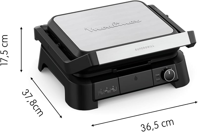 SuperGrill 3 em 1, grelha de 2000W