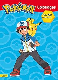 Pokemon - coloriages avec 80 autocollants