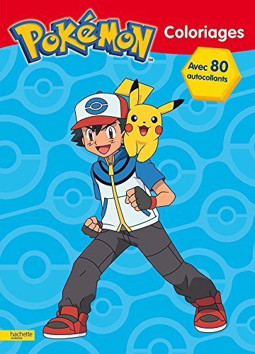 Pokemon - coloriages avec 80 autocollants