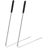 Busieea 2 Pack 16 Inch Garage Winding Rods 0.5" Steel Torsion Spring | Red insertion marks, solid steel, non‑slip handle, torsion spring adjust &amp; replace, DIY repair gift