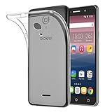 Tektide Alcatel Pixi 4 6 inch 4G LTE Case, [Invisible Armor] Transluscent, Anti Slip Matte Finish, Drop Protection TPU Rubber Bumper Case/Back Cover