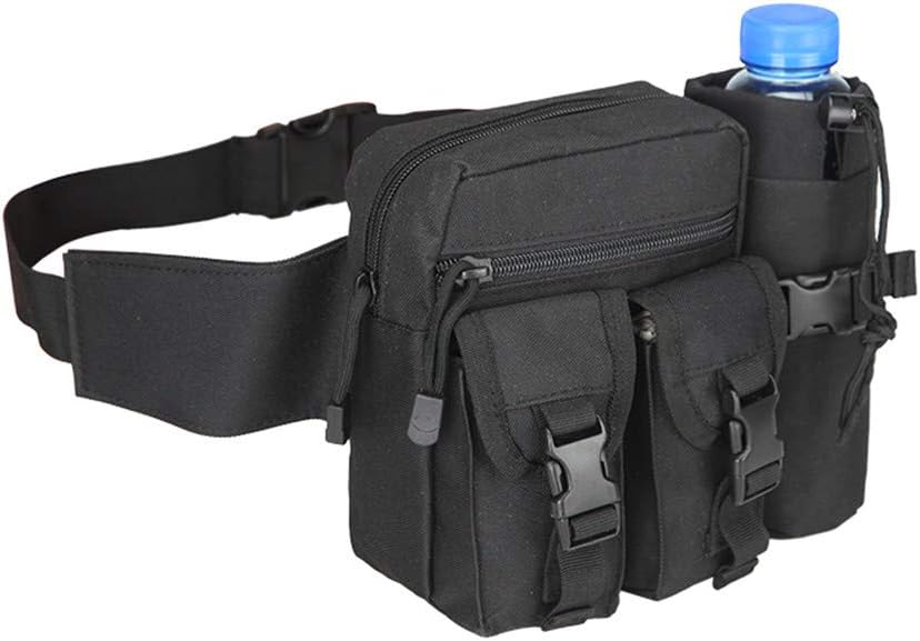 Lemon Park Tactical Waist Bag Military Fanny Pack,Waterproof Utility Belt with Water Bottle Holder,Suitable for Hiking&Mountaineering&Camping&Riding&Fishing&Shooting