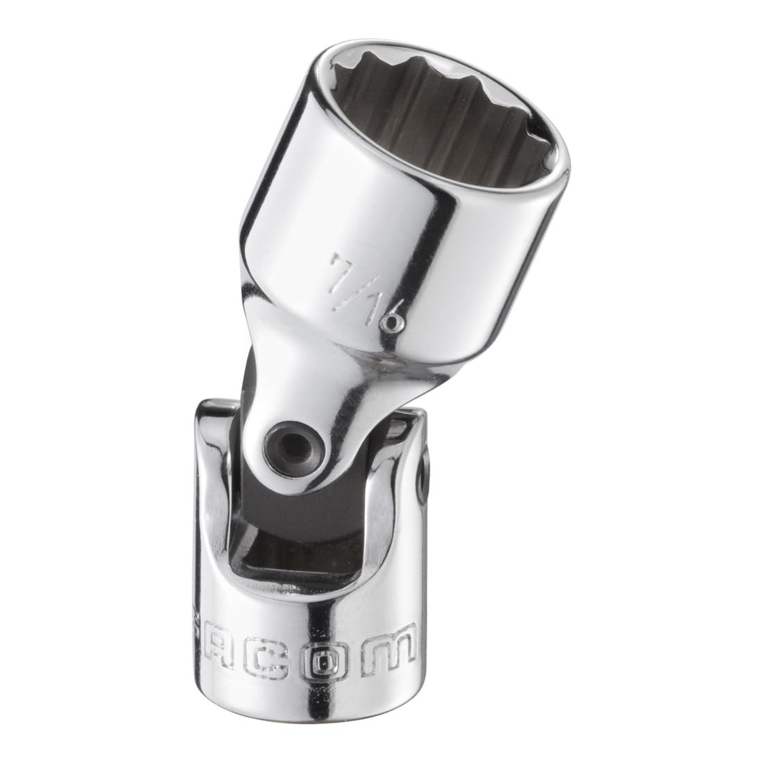 FACOM 1/4 inch Socket Wrench with Joint, 12 Point, 11/32, 1 Piece, R.11/32F