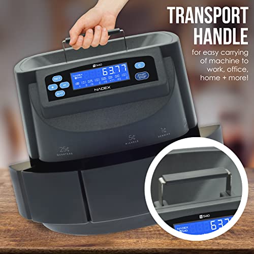 Nadex S540 Pro Coin Counter, Sorter, and Wrapper Sorts up to 300