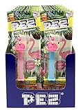 Pink Flamingo PEZ Candy Blister Packs: 12 Pack Assortment Pink Flamingo Candy Dispenser Party Favors