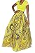 RARITYUS Women's African Skirt&nbsp;Beach Maxi Floral Glamorous Pleated High Waist Casual Boho with Pockets