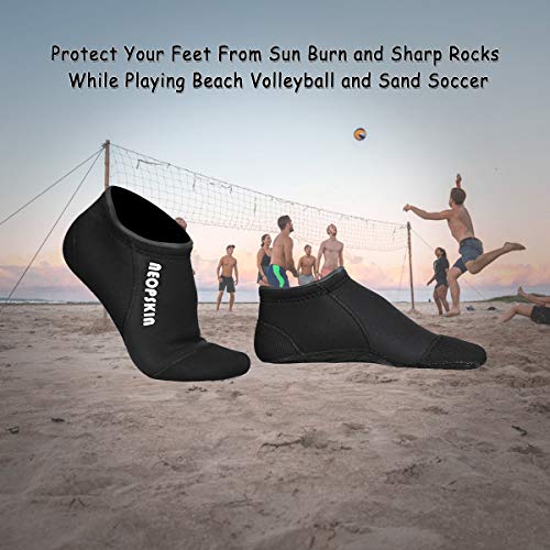 image for NeopSkin Neoprene Socks 3mm Beach Volleyball Sand Soccer Socks Water B