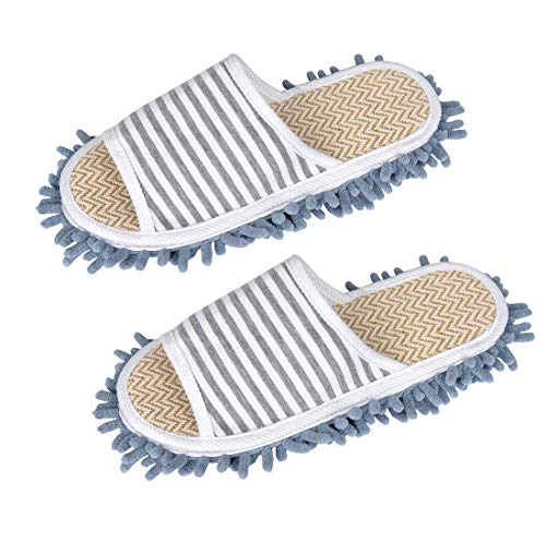 image for Xunlong Microfiber Slippers Unisex House Slippers Floor Cleaning Mop F