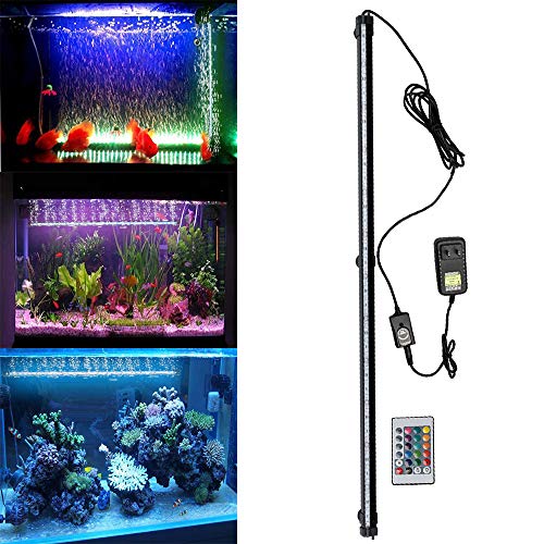 Much Led Aquarium Light Super Bright 21 Led Air Curtain Bubble