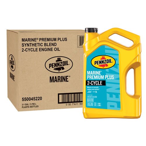 Pennzoil 550045220-3PK 1 gallon Marine Premium Plus Outboard (2 Cycle 1 gal. jug)