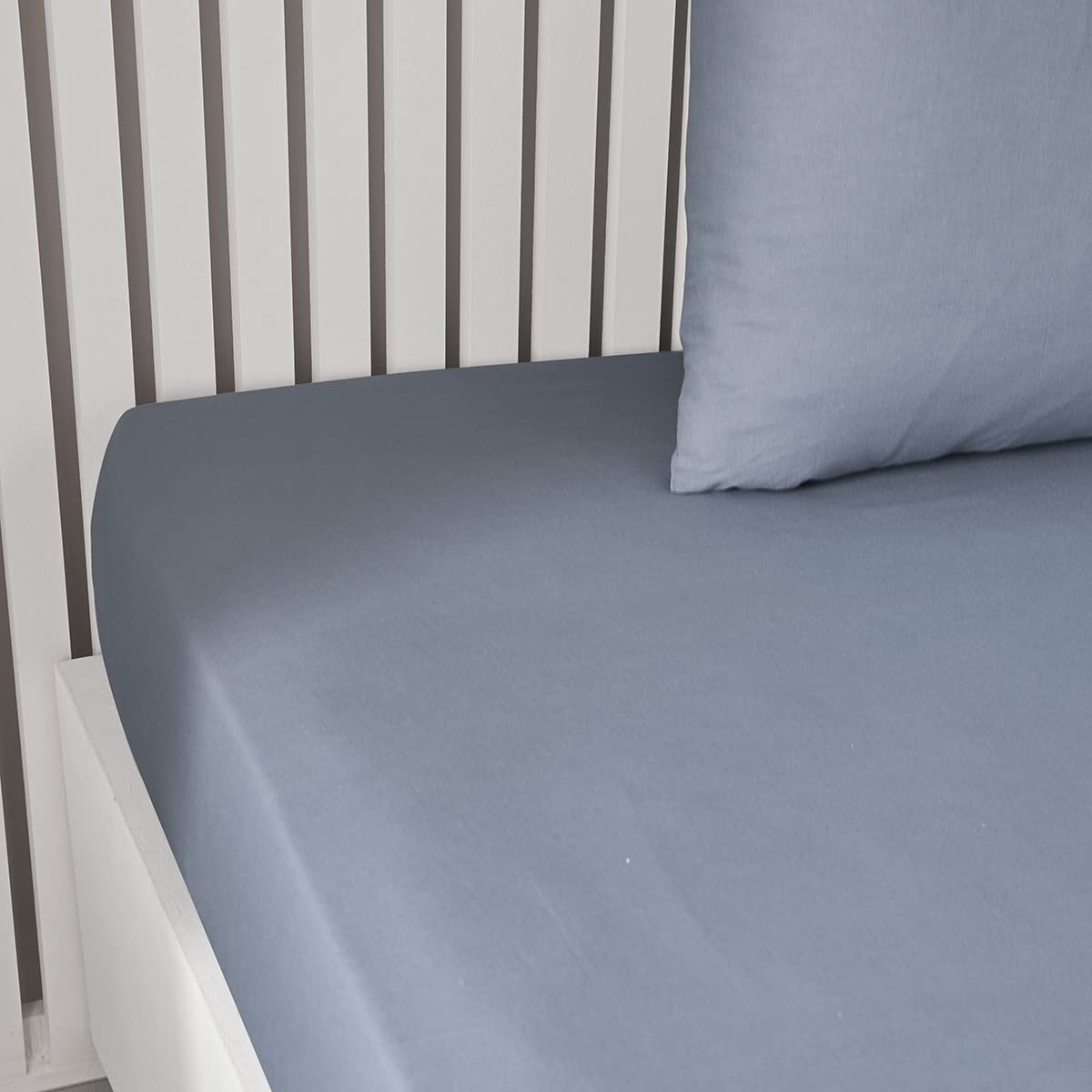 TODAY Essential Fitted Sheet 90 x 190 cm Single 100% Cotton Plain