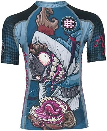Extreme Hobby Kids Size Monkey Short Sleeve Rash Guard Top Fight Division. Durability & Rivalry. MMA Fightwear