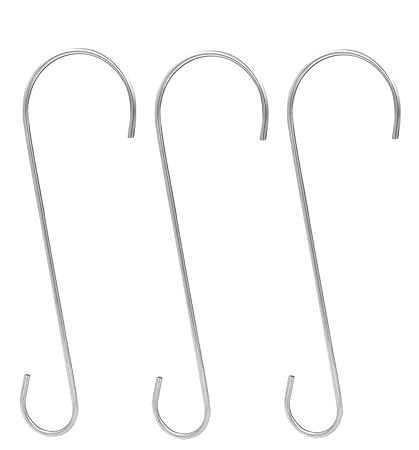 Esylife 12 Inch Strong Rust Resistant Bird Feeder Hooks Plant